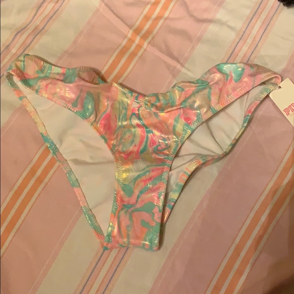 Holographic Victoria Secret Pink Bikini Bottom